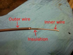 Thermocouple Wire Stripped